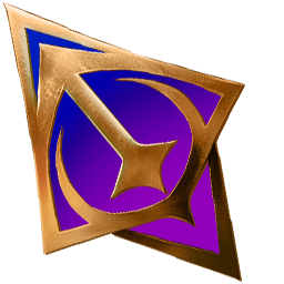 Bronze Curly Arrow Fantasy Cursor Pointer