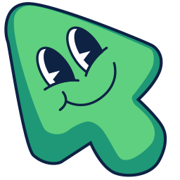 Green smirk Arrow Default