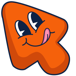 Orange arrow rock n roll Default