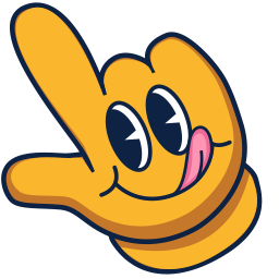 Yellow arrow shows tongue Pointer