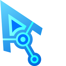 Blue Graphic Arrow Pointer