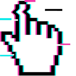 Pixel glitch Arrow Pointer