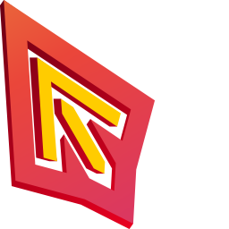 Red extruded Graphic Arrow Default