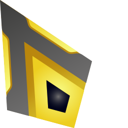 Yellow and Black Graphic Arrow Pointer