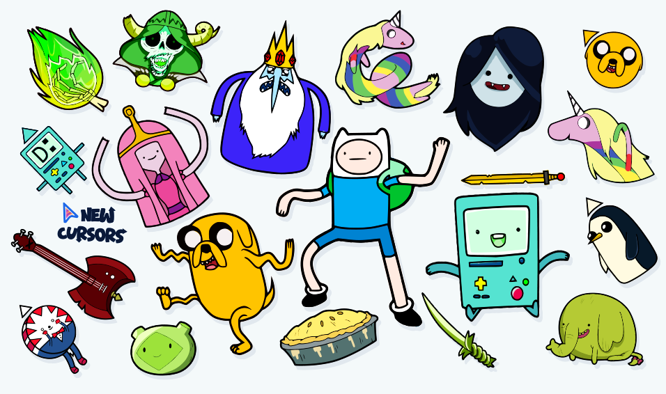 Adventure Time cursor collection