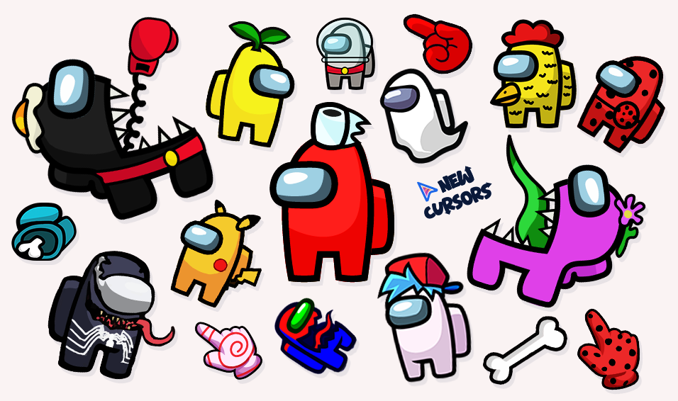 Among Us cursor collection