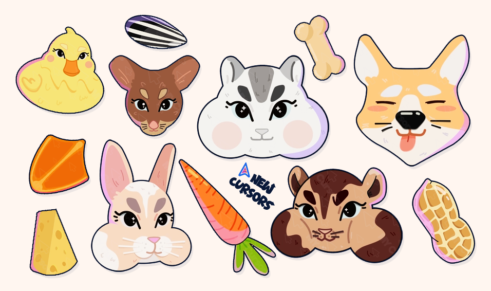 Animals cursor collection