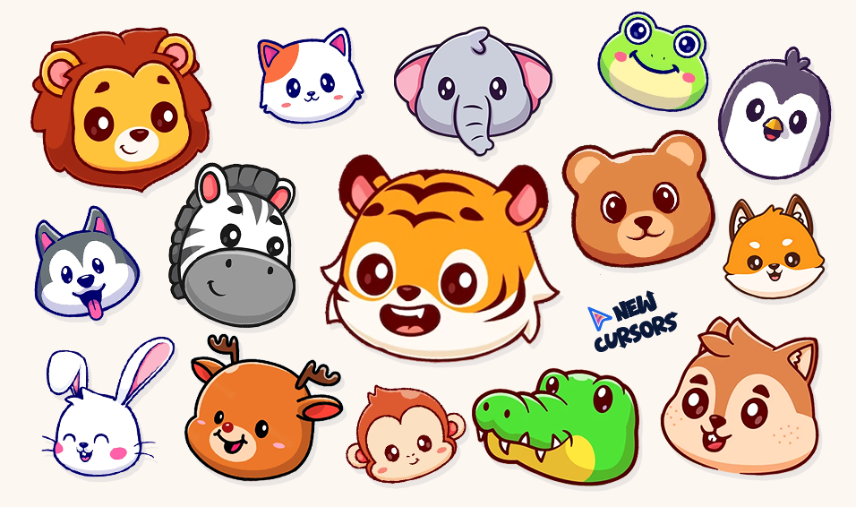 Cute Animals cursor collection