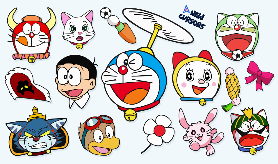 Doraemon cursor collection