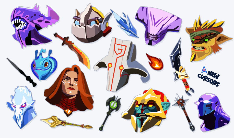 Dota 2 cursor collection