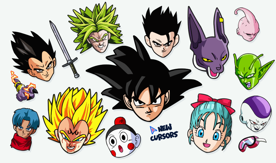Dragon Ball cursor collection