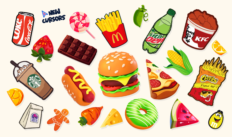 Eats And Drinks cursor collection