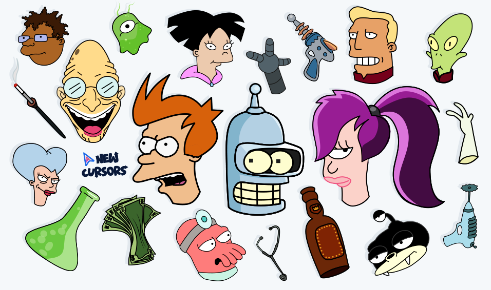 Futurama cursor collection
