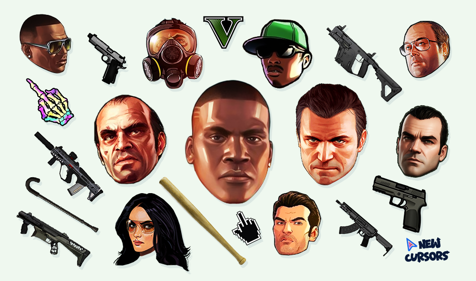 Grand Theft Auto cursor collection