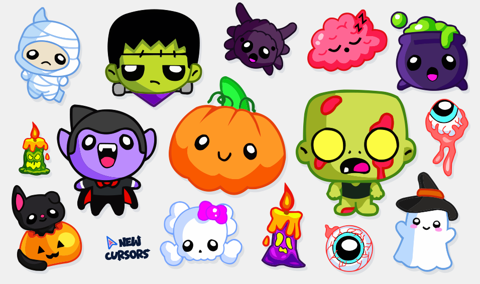 Halloween cursor collection