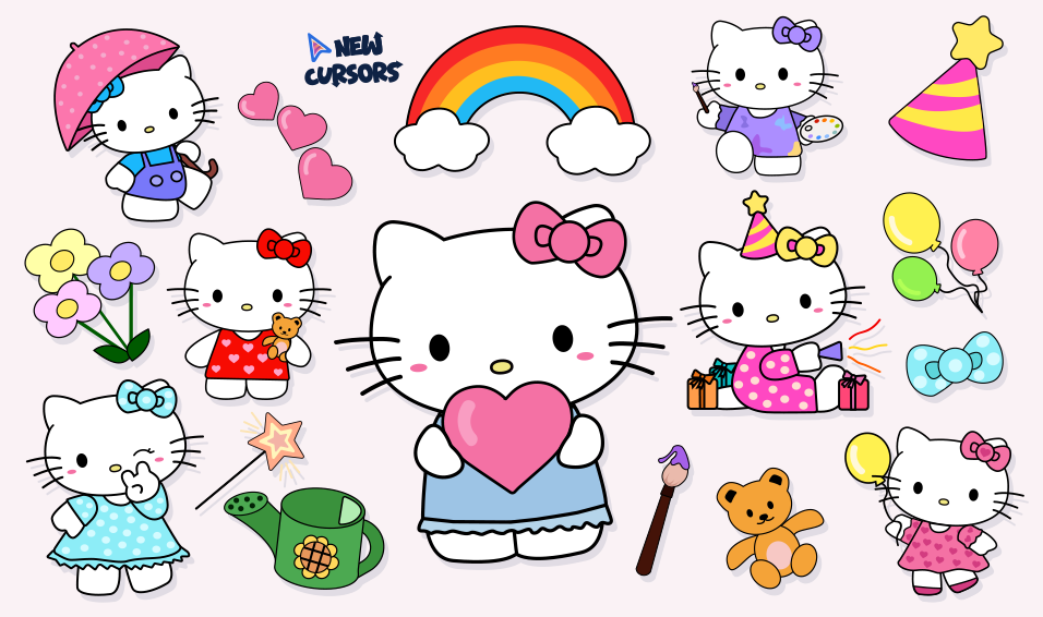 Hello Kitty cursor collection