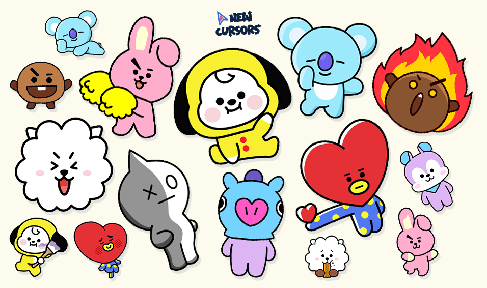 K-Pop Bts cursor collection