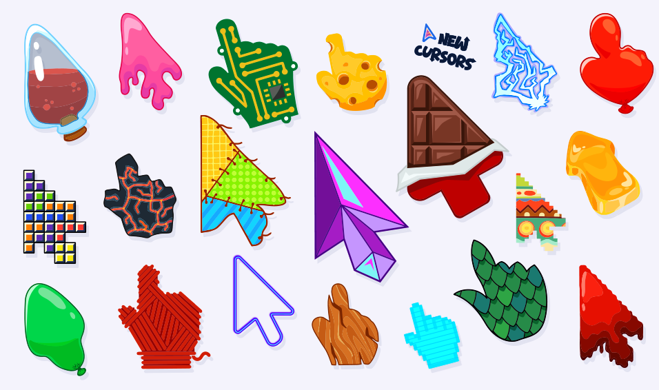 Material cursor collection