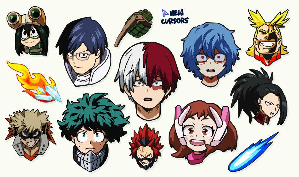 My Hero Academia cursor collection