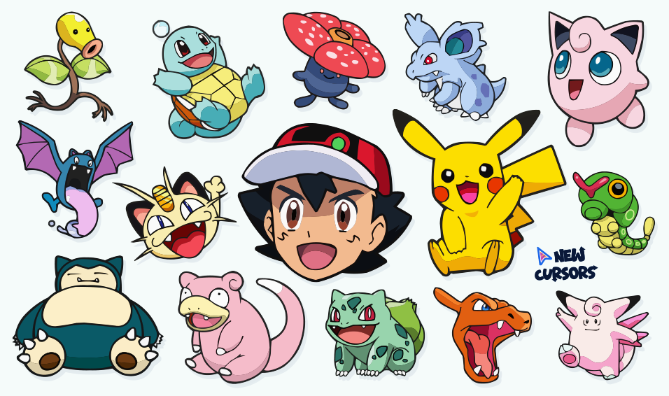 Pokemon cursor collection