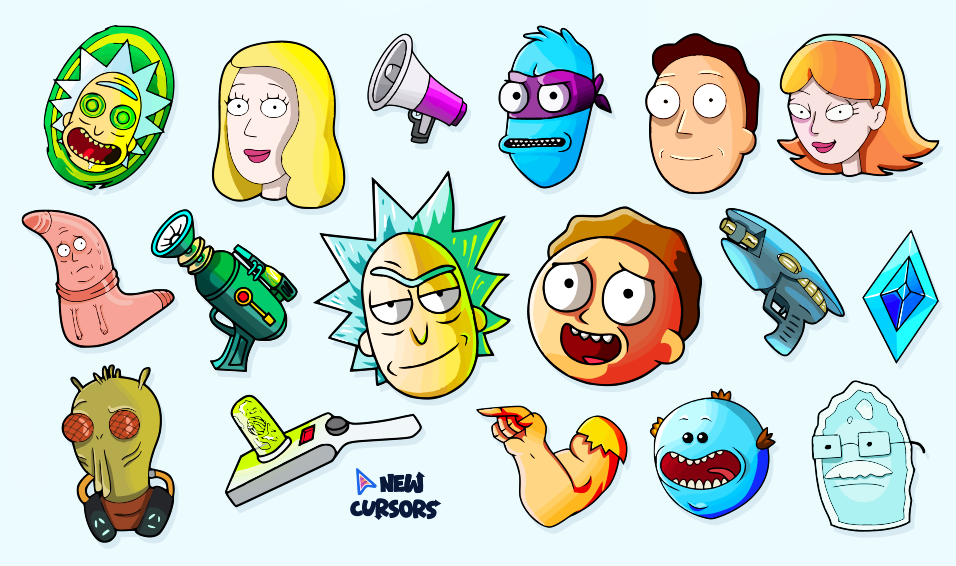Rick And Morty cursor collection