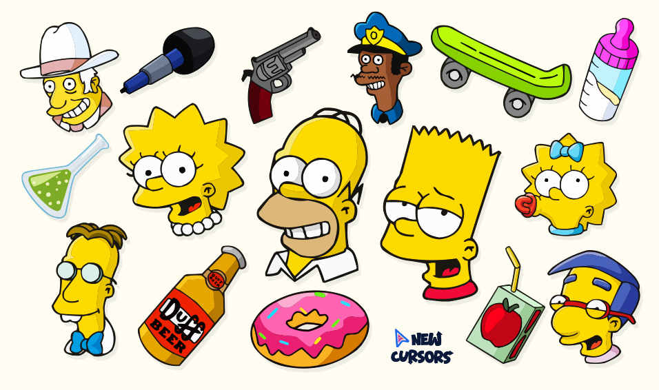 Simpsons cursor collection