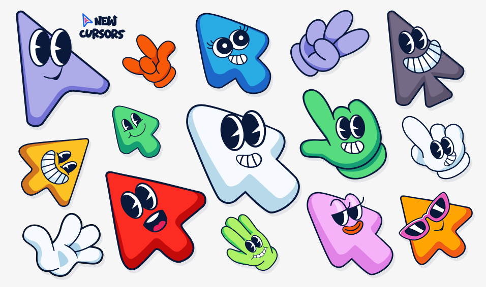 Smiling Hands cursor collection