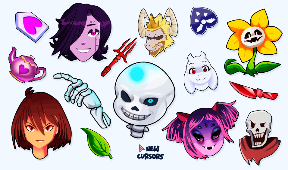 Undertale cursor collection