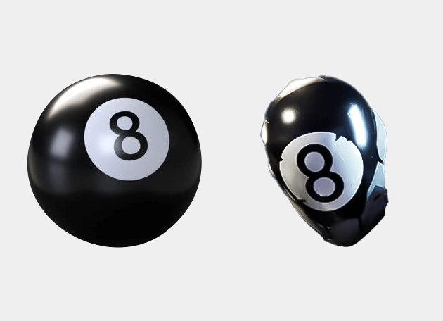 8-Ball VS Scratch Skin Fortnite Cursor