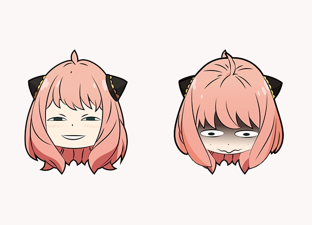 Anya Forger Guilty Smirk Spy X Family Cursor
