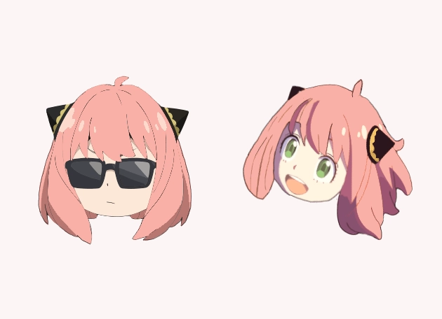 Anya Forger In Sunglasses Spy X Family Cursor