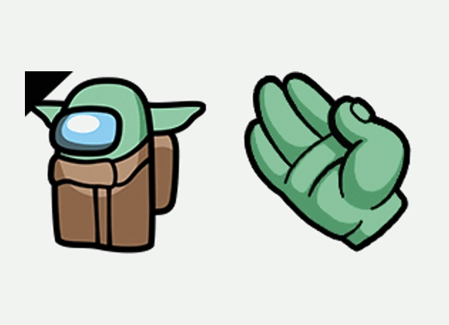 Baby yoda impostor among us cursor