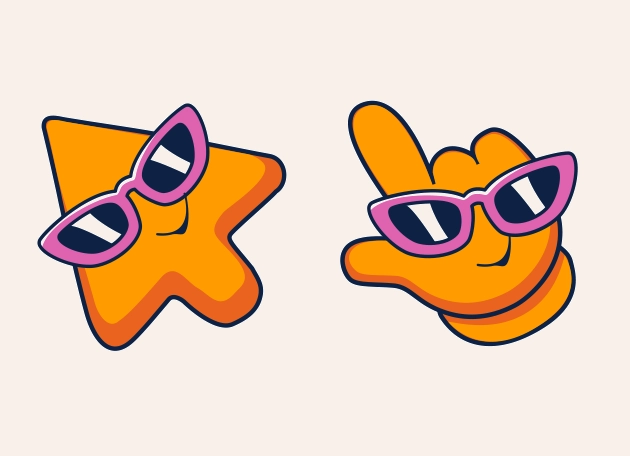 Beach Arrow in sunglasses Cursor
