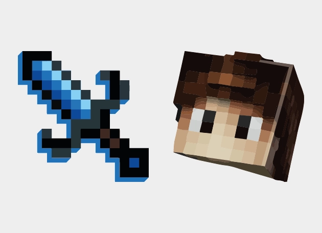 Beautiful Skin With A Dagger Minecraft Cursor