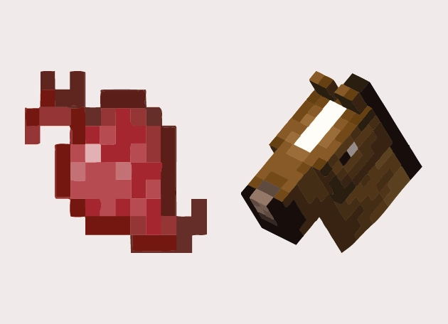 Beet And Horse Minecraft Cursor