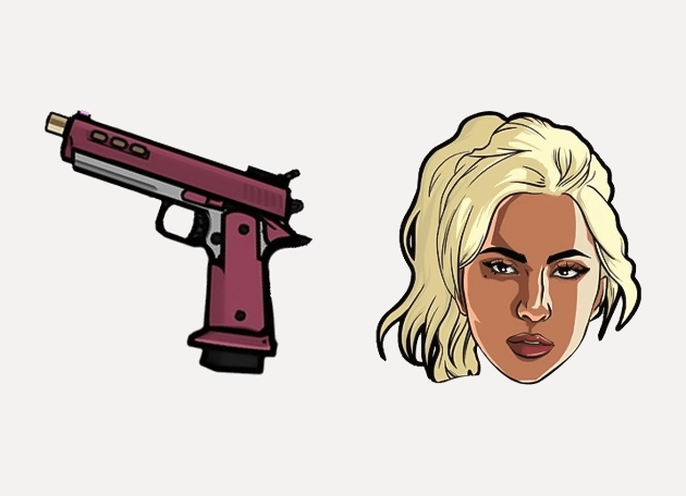Blonde Crazy GTA Cursor