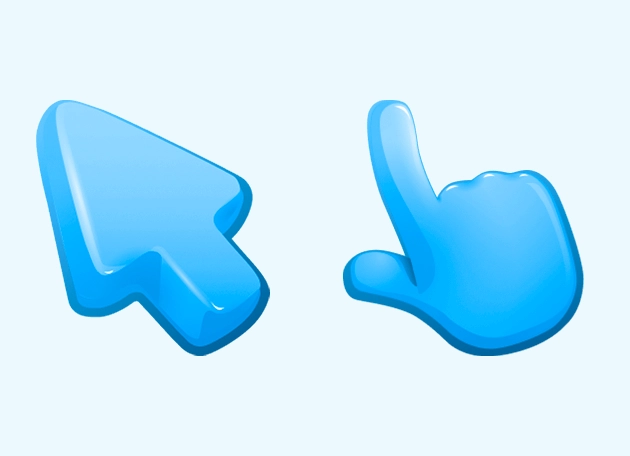 Blue Color Cursor