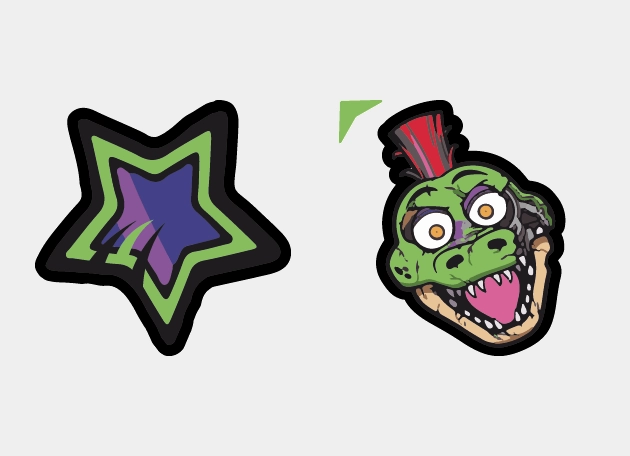 Broken Gator Five Nights at Freddy’s Cursor