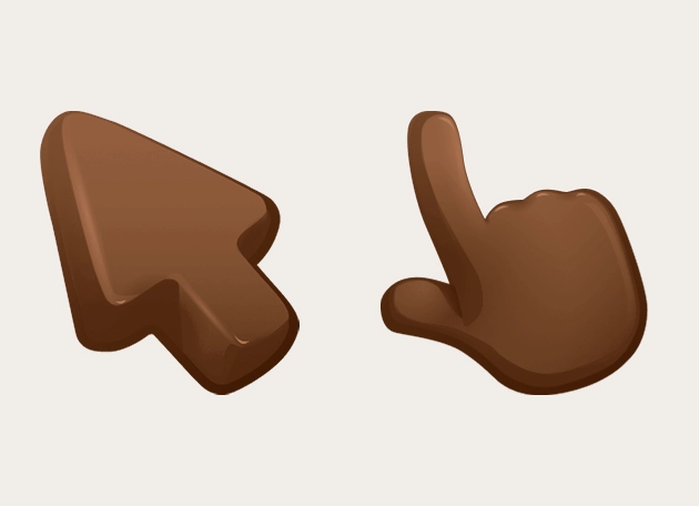 Brown Color Cursor