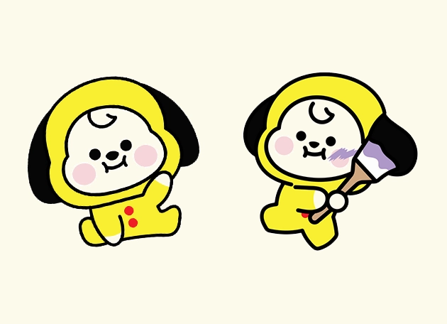 bt21 chimmy welcomes artist Cursor