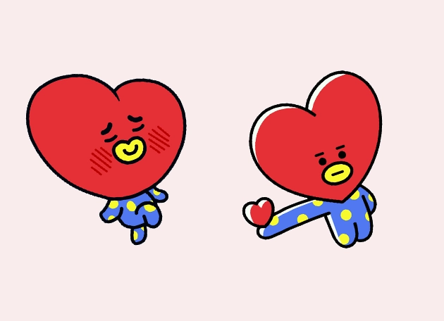 bt21 tata heart Cursor