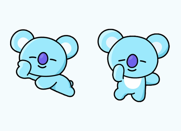 bts bt21 koya rm Cursor