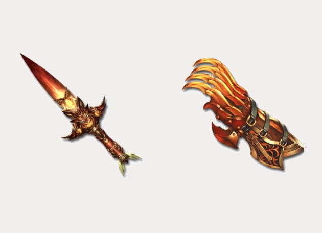 Burning Dagger Fox Fantasy Cursor