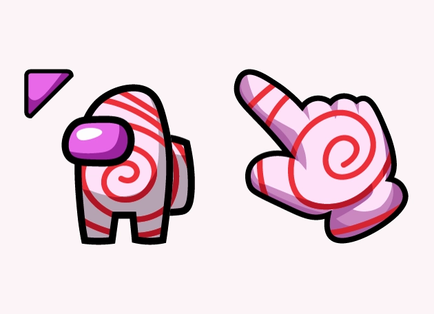 Candy Impostor Among Us Cursor