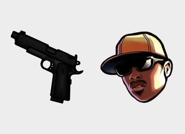 Carl Johnson Gun GTA Cursor