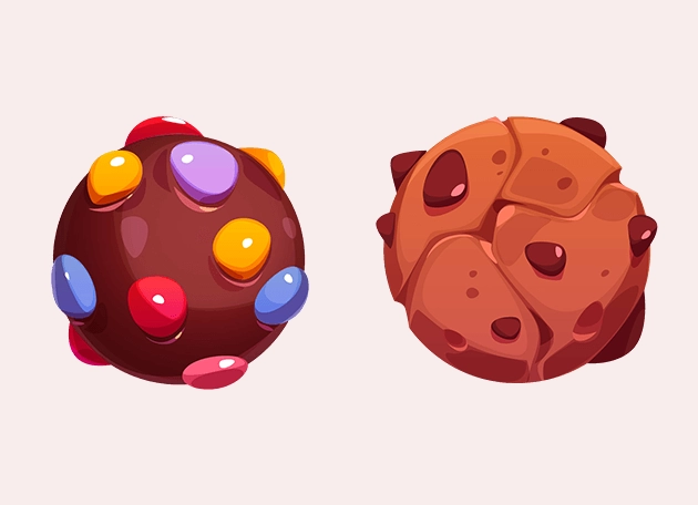 Chocolate Biscuit Eats And Drinks Cursor