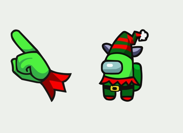 Christmas Elf Among Us Cursor