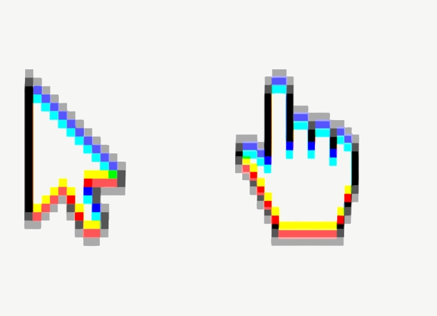 Chromatic aberration Cursor