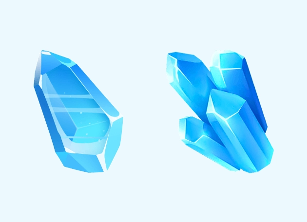 Clear Crystal Gam Stone Cursor
