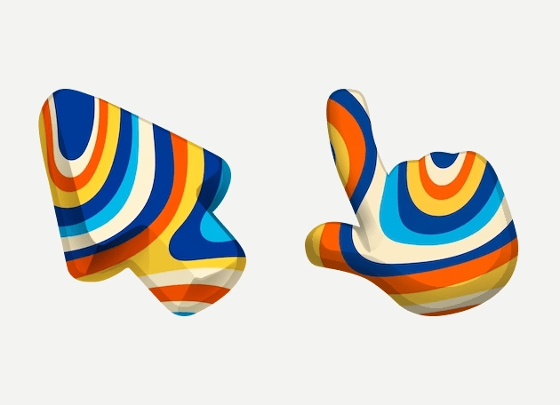 Colorful Texture Color Cursor